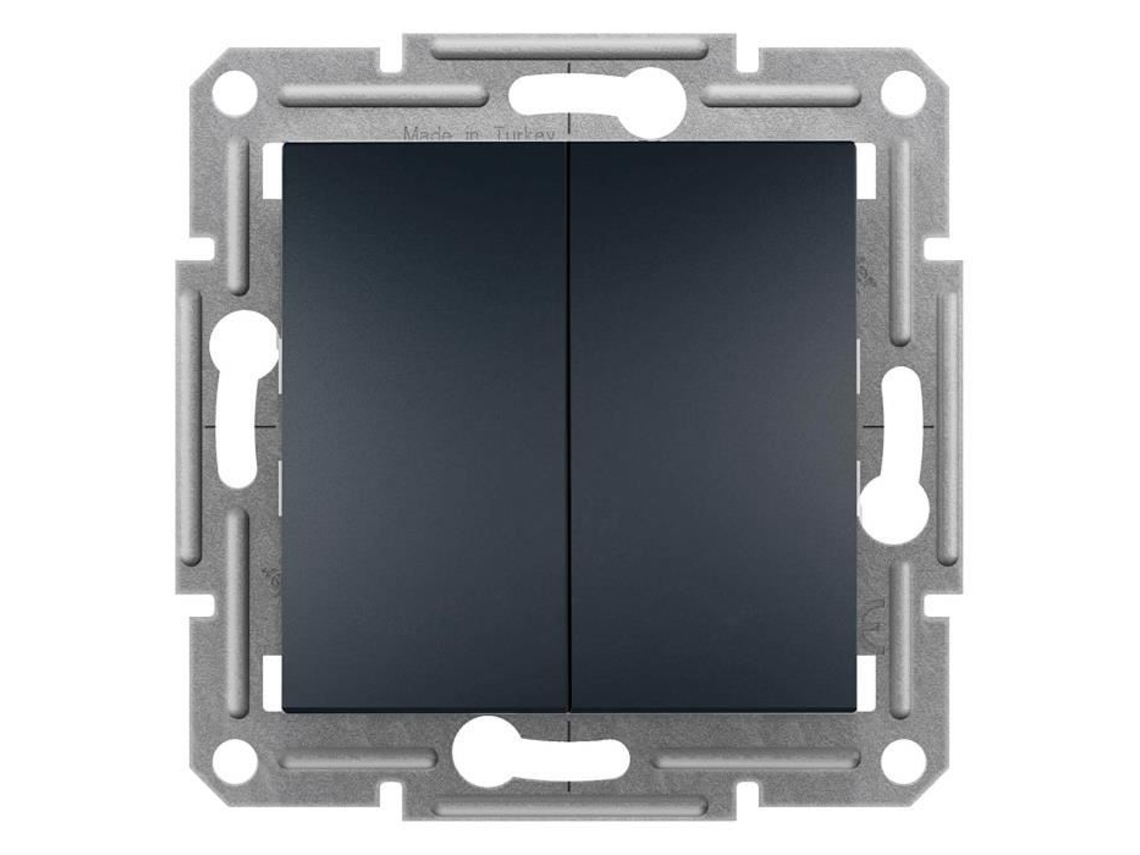 Interruptor Bidirecional Mecanismo Duplo Antracite Schneider Asfora SCHNEIDER ELECTRIC
