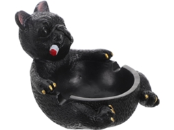 Cendrier En Résine Créatif Motif Chien Amusant Pour Salon, Design Unique Et Décoratif, Fácil De Limpar,