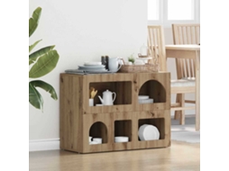 Vidaxl Buffet Elst Carvalho Artesanal 80,5 X 35 X 59 Cm