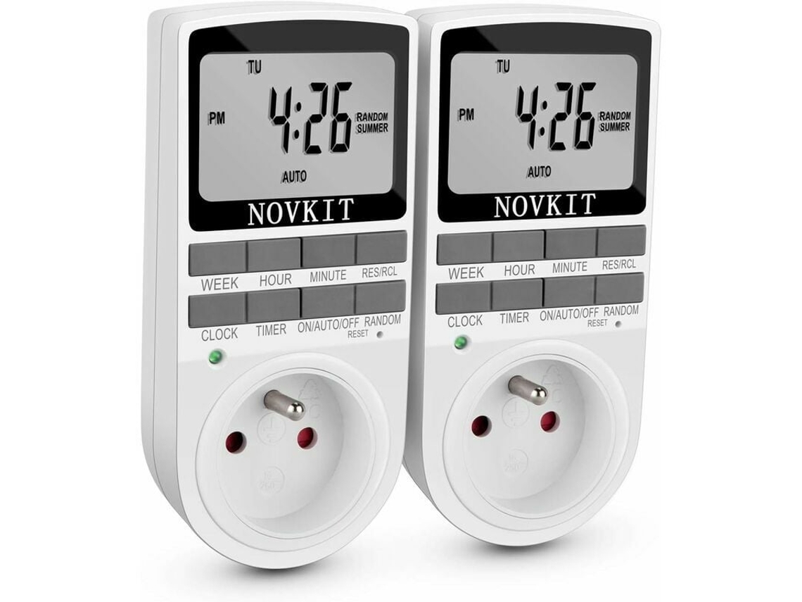 Interruptor De Tempo Programável Com Grande Display Lcd, Temporizador Digital De Qualidade Confiável Para Economia De Energia E Automação Residencial