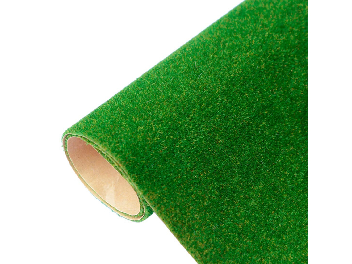 Primerox tapete de Grama Artificial Decorativo 100x40cm para Jardim Miniatura e Decoração