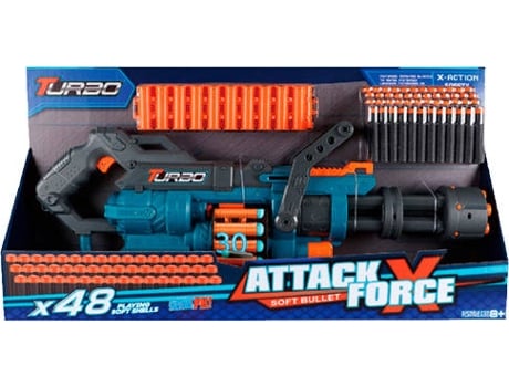Mega Soft Gun Rifle AIRSTRIKE com 48 Dardos