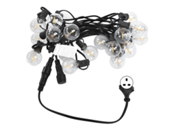 Rebe-luces De Cadena G40 25led 25ft Led Impermeable Bola De Vidrio Para Jardín Césped Decoración Festival Plug Uk 220v