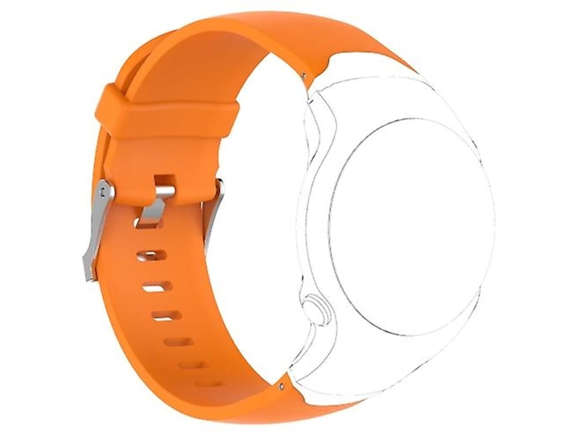 Lurelia Pulseira De Silicone Laranja, Compatível Com Smartwatch Garmin Approach S3