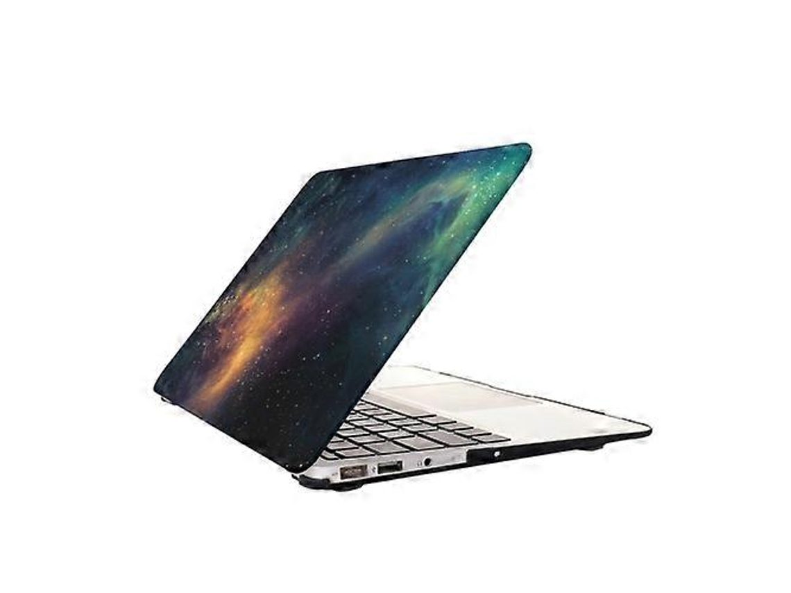 Capa Protetora Para Macbook Air 11,6 Polegadas Com Estampa De Céu Estrelado E Decalques Aquáticos Para Laptop Apple Aquaforge (verde)
