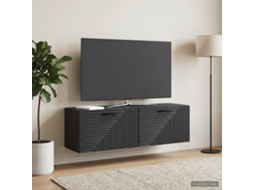 Vidaxl Gabinete De Tv De Parede Preto 98 X 31 X 30 Cm