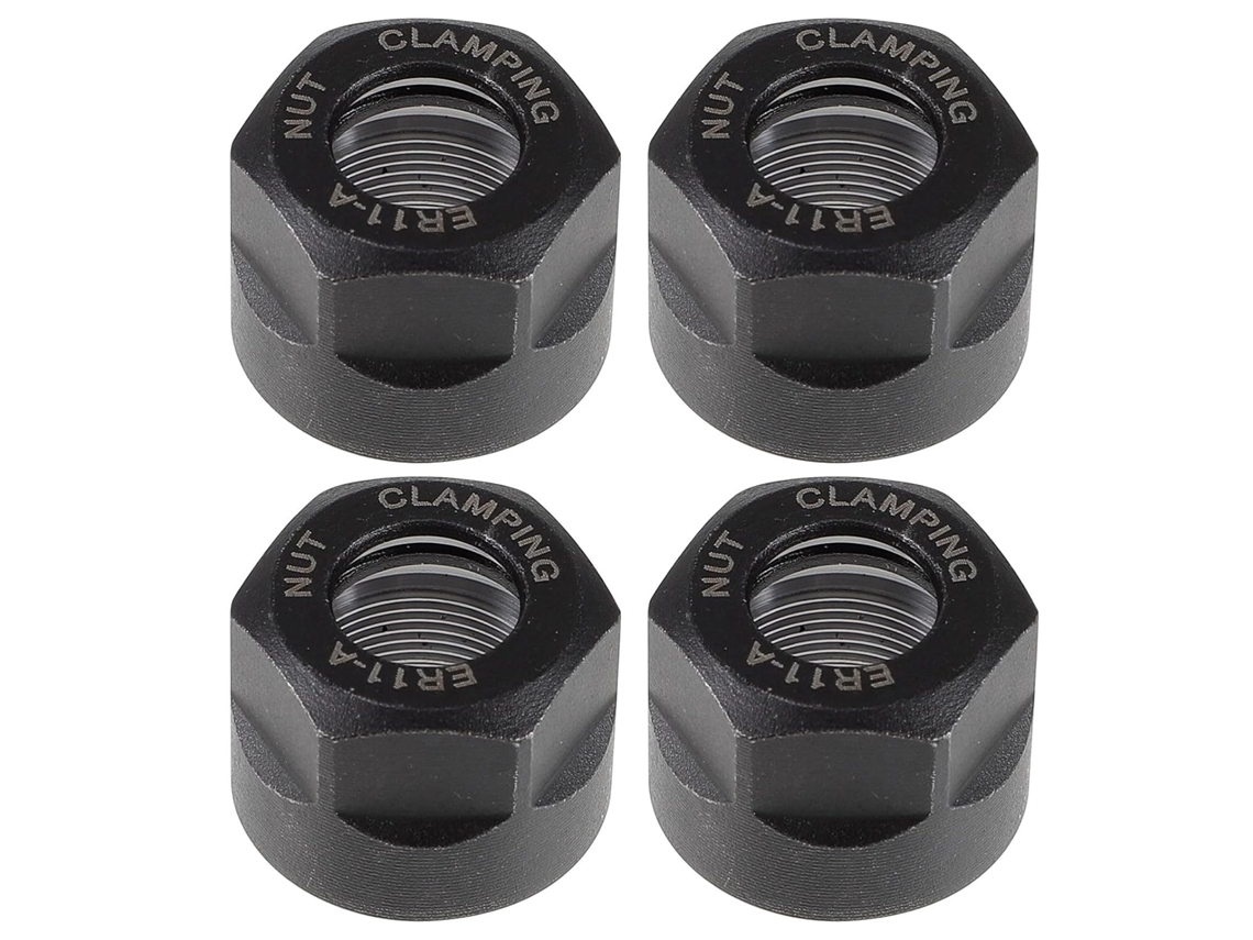 Conjunto De 4 Porcas Fixação Er11 Suporte Para Ferramentas, Aço