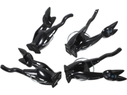 Prendedores De Roupa Em Formato Gato Com Elasticidade Ligeiramente Alta Para Colchas E Roupas, Clipe De Plástico Preto