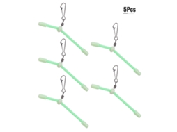 Conector de Equilíbrio de Tubo de Pesca Pvc Pequeno 7cm 5pcs