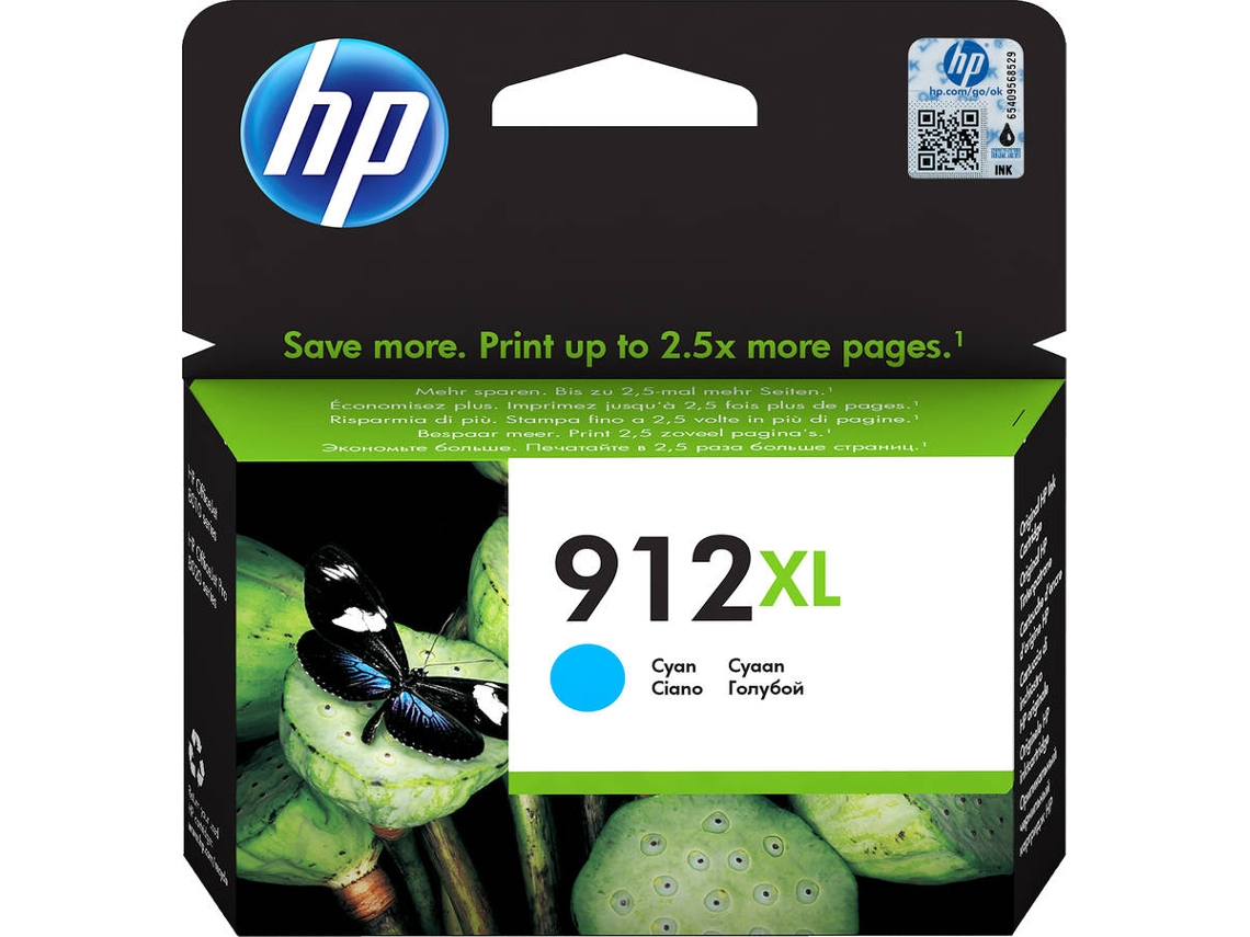Tinteiro HP 912XL Azul 3YL81AE
