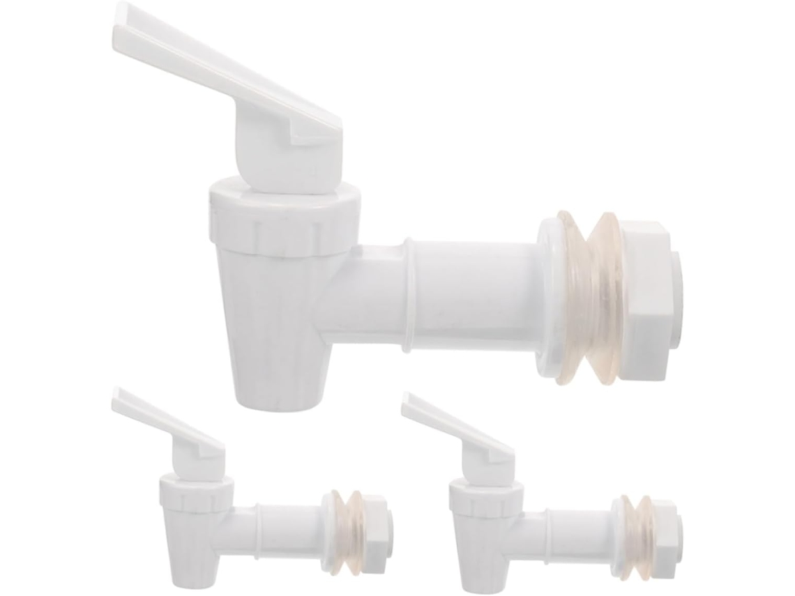 Conjunto De Torneiras De 3 Peças Em Abs Com Acessórios Removíveis, Vedações E Balde.