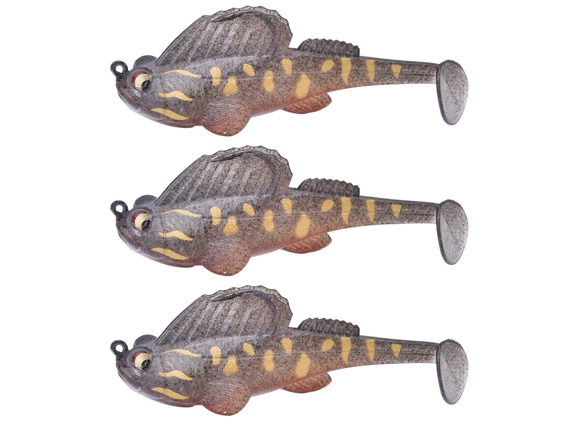 3 Pcs Isca Artificial Fat Head para Pesca