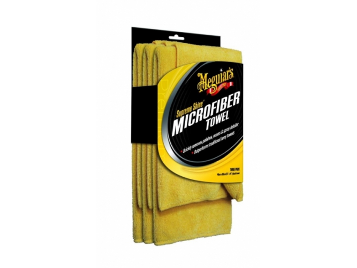 Pack 3 panos de microfibra Supreme Shine Meguiars