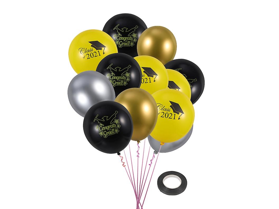 24 Unidades De Decoração De Balão De Formatura Allinless