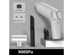 Lurelia Aspirador Portátil Sem Fios Para Carro, 9000 Pa, 120 W, 6 V