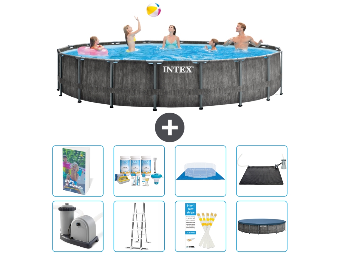 Intex Piscina Prism Frame Redonda - 549x122 Cm - 9-peças S632