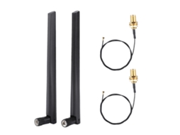 2pcs Cabo De Rede Sem Fio M.2/ngff E Antena 2x5dbi Para Intel 9560ngw/9260ac/7265ac
