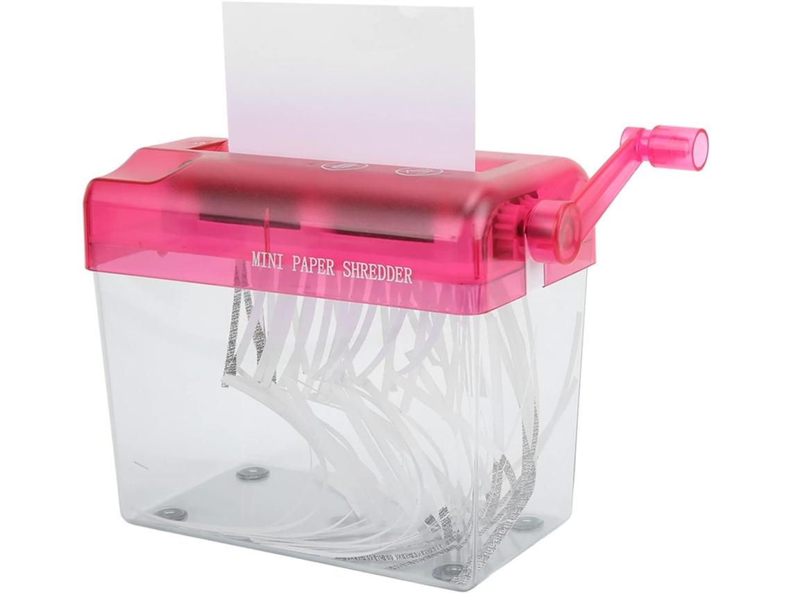 Mini Broyeur Manuel Abs Entièrement Transparente, Structure Compacte, Silencieuse, Antidérapante,