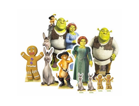 Figurinas De Papelão Para Mesa S Star Cutouts