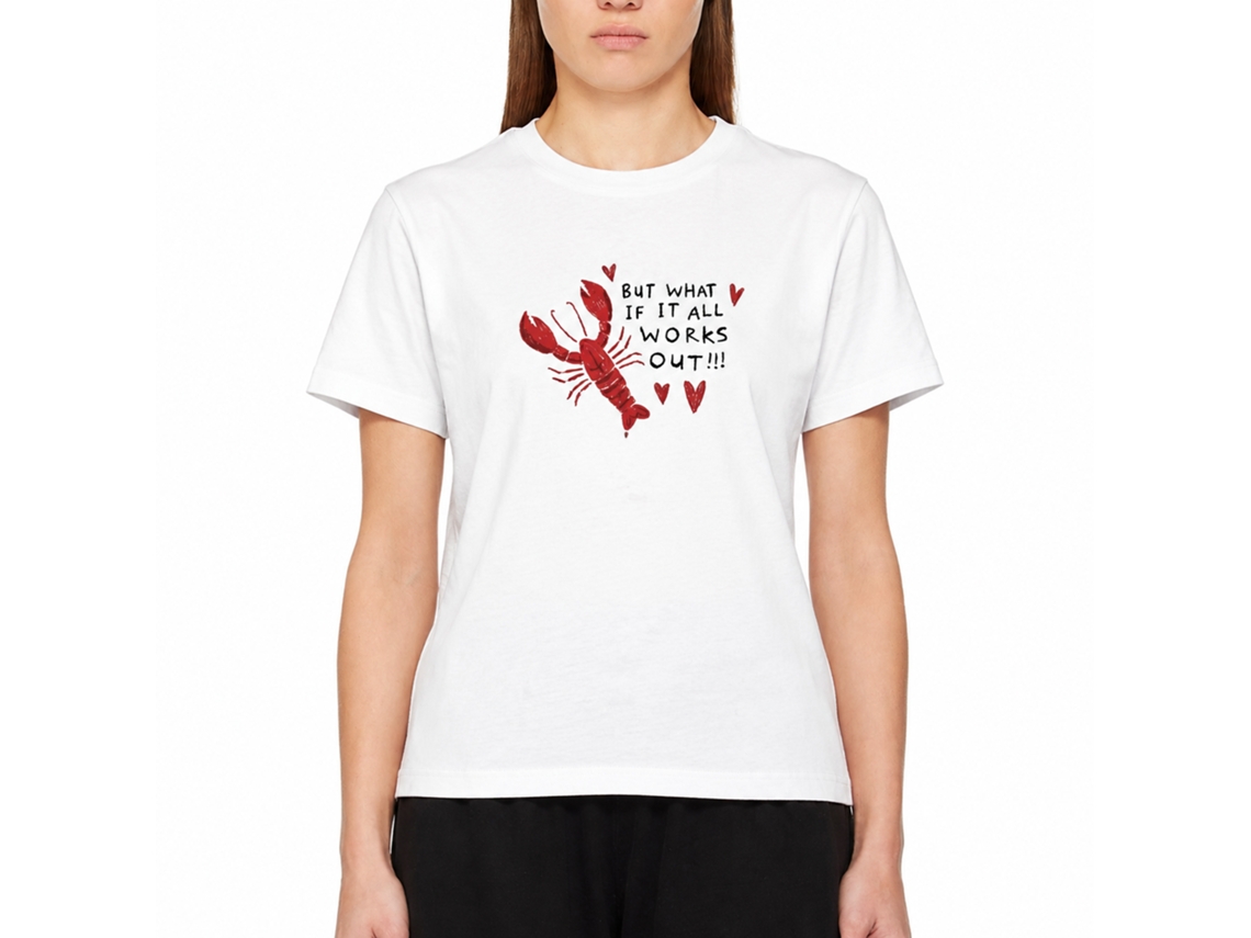 Camiseta Rockinstone "E se tudo der certo?" Abbie Rosie - Estilo exclusivo de designer