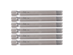 10 Peças Parafuso Broca Hexagonal 6mm Magnética Eléctrica Ferramenta Manual Dura S1/4 65mm