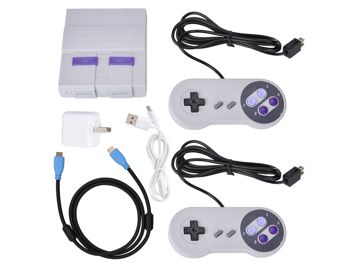 Console Portátil Retro Com 2 Controles E 360 Jogos Clássicos