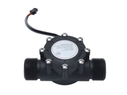 Sensor de fluxo de água DN25 de 1,3 polegadas em nylon para piscinas e tubulações de água.