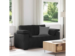 Vidaxl Sofá-luvas 160x77x82 Cm Veludo Preto