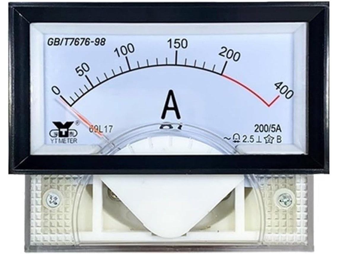 Amperímetro De Sobrecarga Dupla 69l17 Ca 50/75/100/200a/300/5a Com
