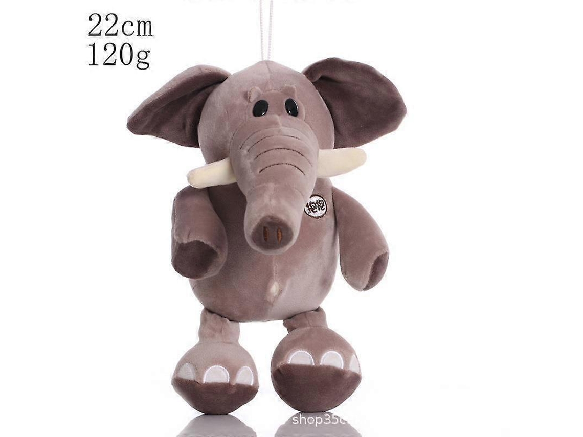 Boneca De Brinquedo De Pelúcia De Elefante Bonito Dos Desenhos Animados, De Máquina De Garra De 8 Polegadas
