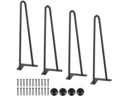 Pack de 4 Pernas de Mesa VEVOR