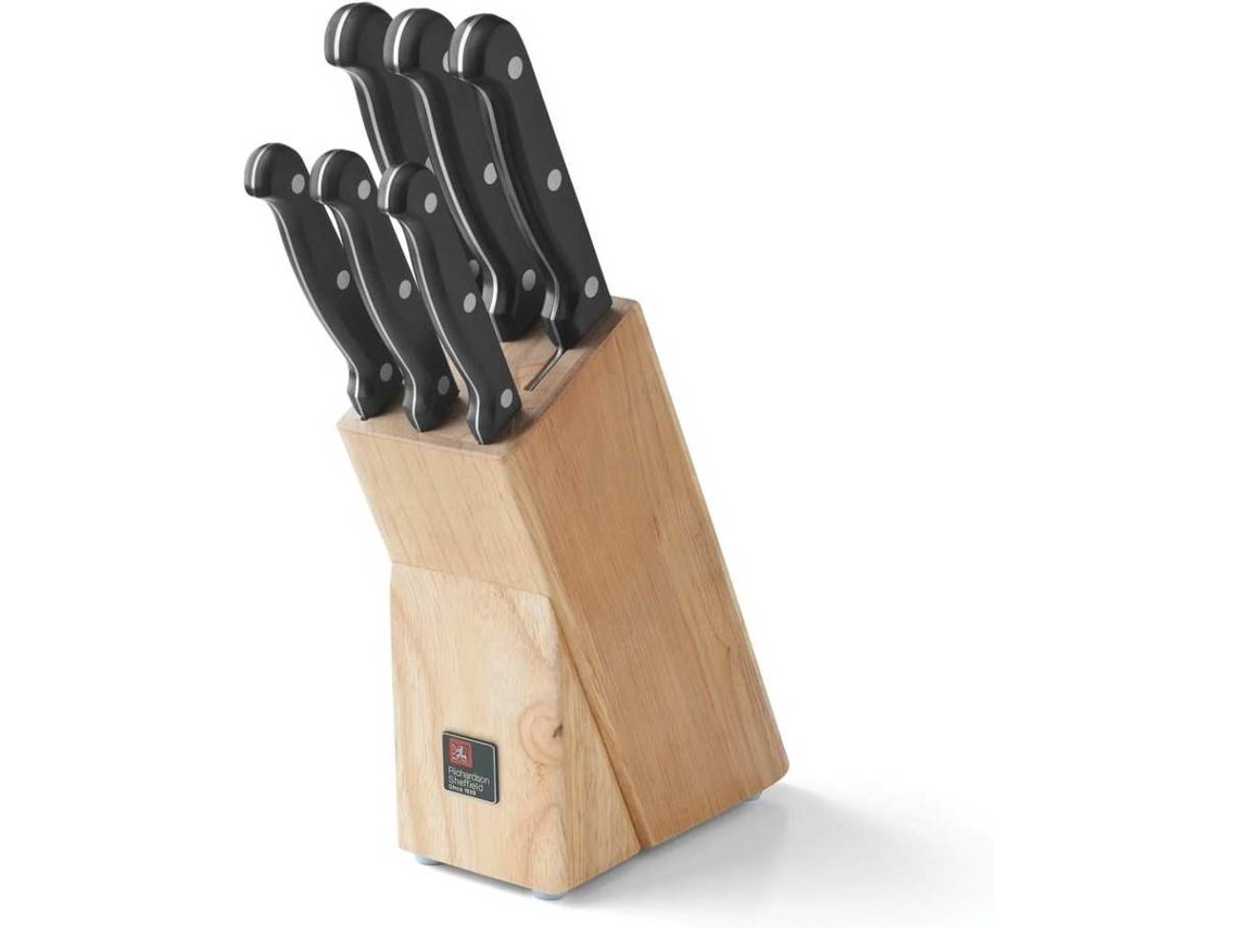 Richardson Sheffield Conj. suporte e facas de cozinha 7 pcs Artisan