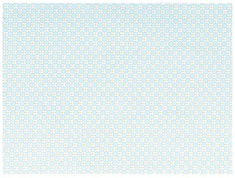 Tela de Algodão CRAFTY COTTON  (55 x 45 cm - Círculos Azul Claros)