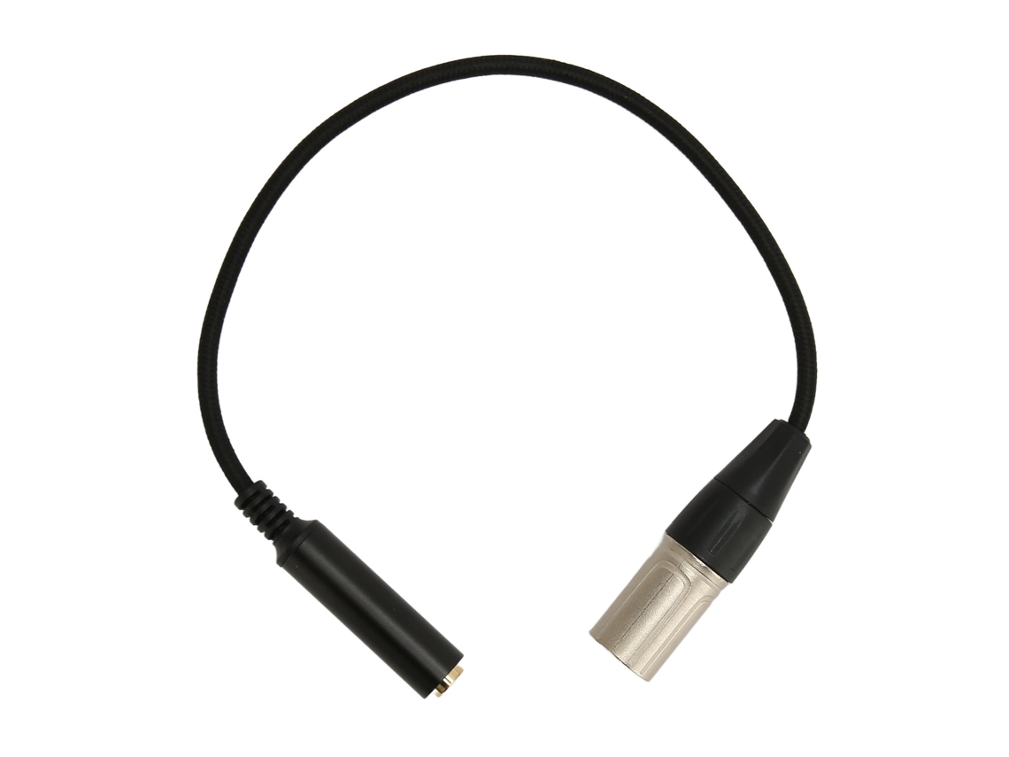 Aetheria cabo Adaptador 6,35mm Fêmea para Xlr Macho 3 Pinos Microfone Áudio 0,3m