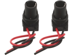 Conjunto de 2 soquetes H21w Pretos Pisca-pisca, instalação fácil e segura.