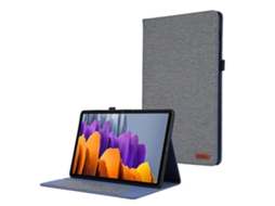 Capa de couro com textura de tecido horizontal Webake para tablet