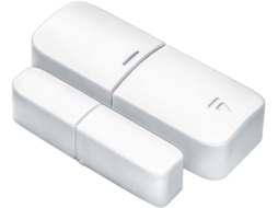 Detector De Porta Sem Fio Para Sensor De Segurança Compacto Em Abs, Branco