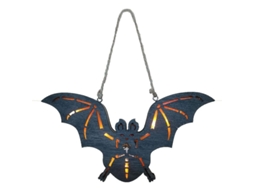 Placa de Morcego Halloween, Sinal de Boas-vindas S/MARCA