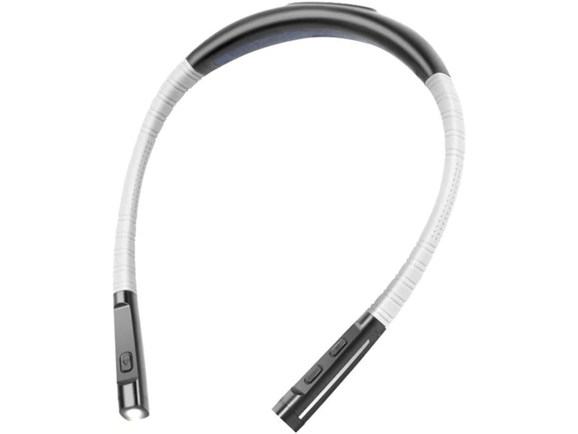 Luminária De Leitura Portátil Em Led Para Camping E, Com Braço De Silicone