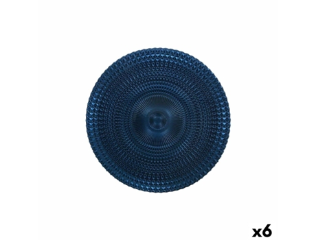 Prato De Jantar Alfares Alfares (azul Vidro Ø 31 Cm)