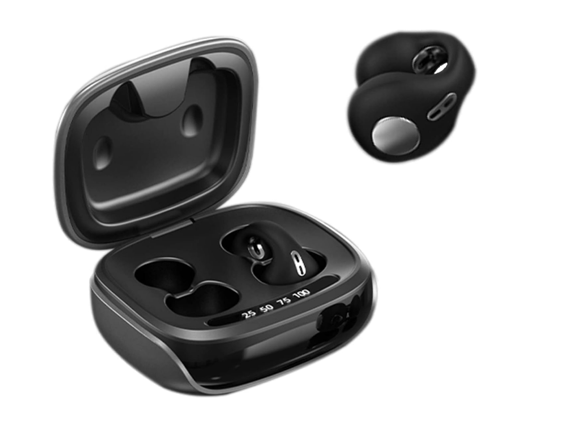Fones Sem Fio Bluetooth 5.3 Hifi Estéreo Baixo TWS Para Jogo Esportivo Intra auricular Cancelamento Ruído Preto JIAPEI
