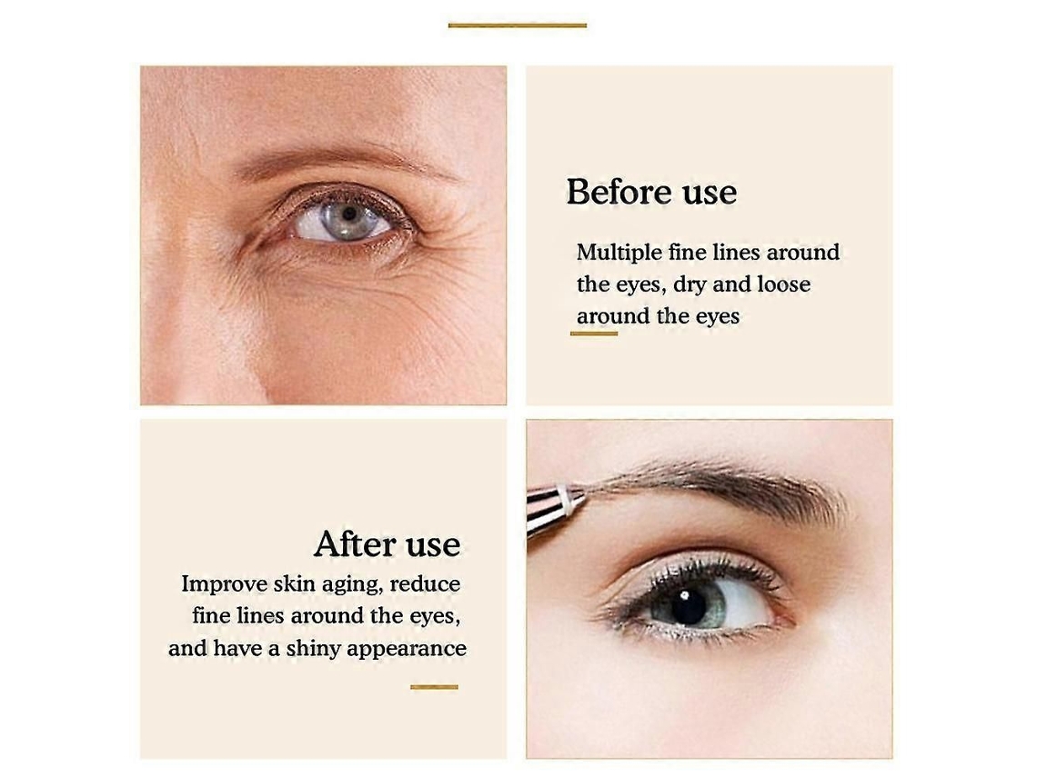 Máscara de Olhos Dourada 6g máscara de Olhos Dourada com Colágeno Clareia Olheiras e Bolsas nos Olhos, Efeito Lifting e Firmeza TAISHENGDA (a)