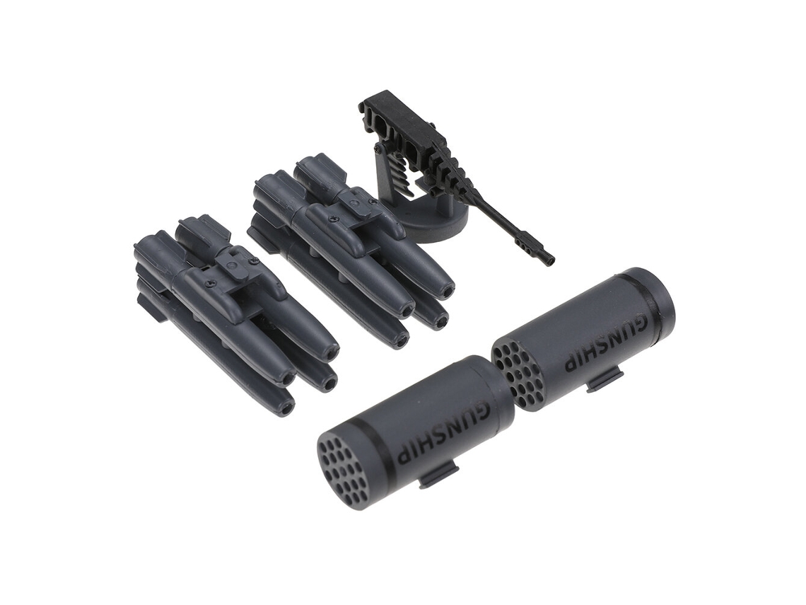 Conjunto de peças de reposição e armamentos para helicóptero RC Apache F11 S, Pretoyxznrc MDUG