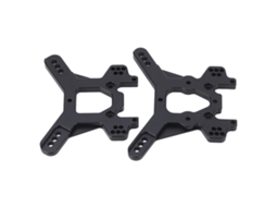 Mali 2pcs Torre de Choque Rc Tkr5401 Tkr5428 Tkr5429 Mt410 Alumínio para Carro Controle Remoto Tekno Et48.3 Preto