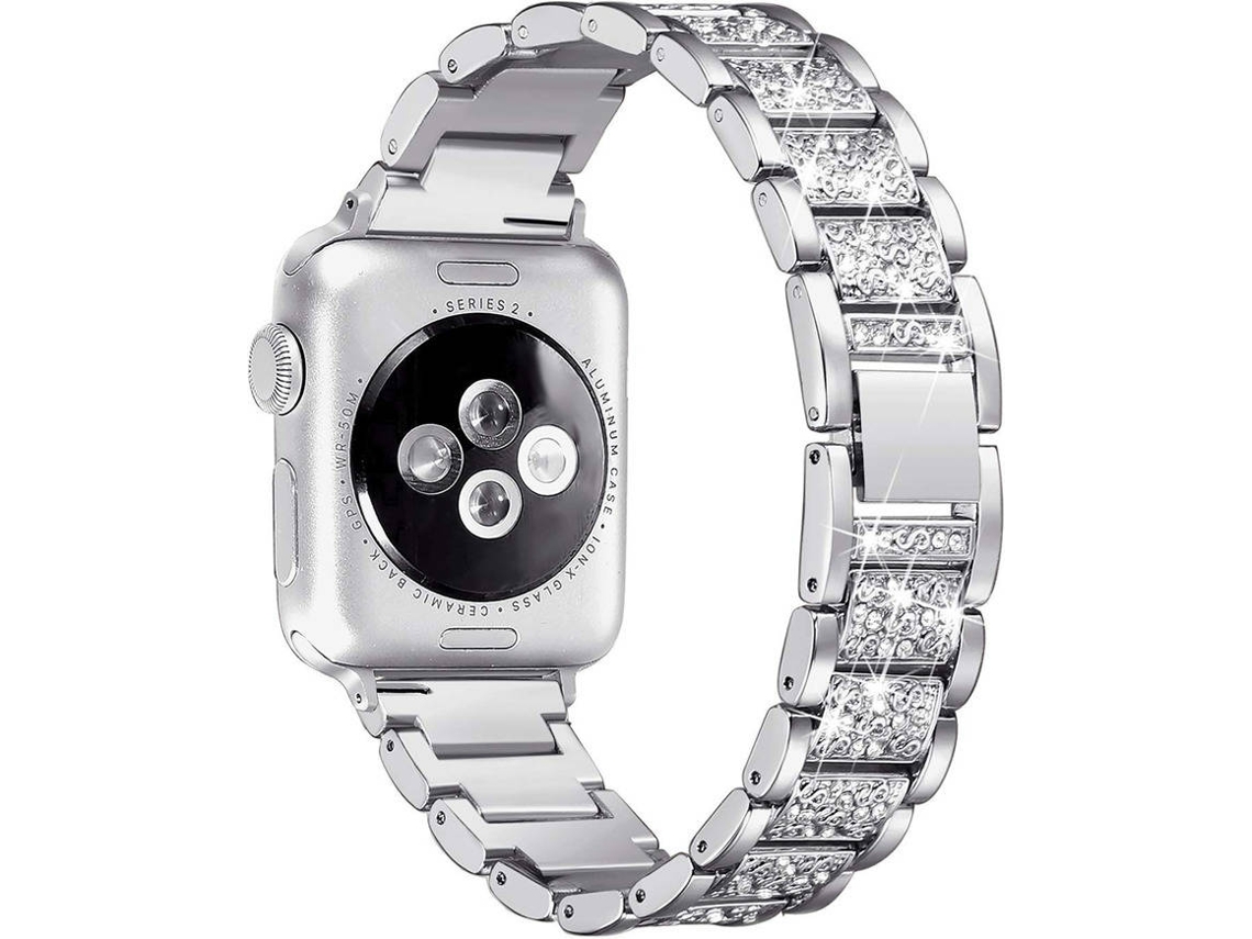 Bracelete Apple Watch 40 mm WJS Prateado