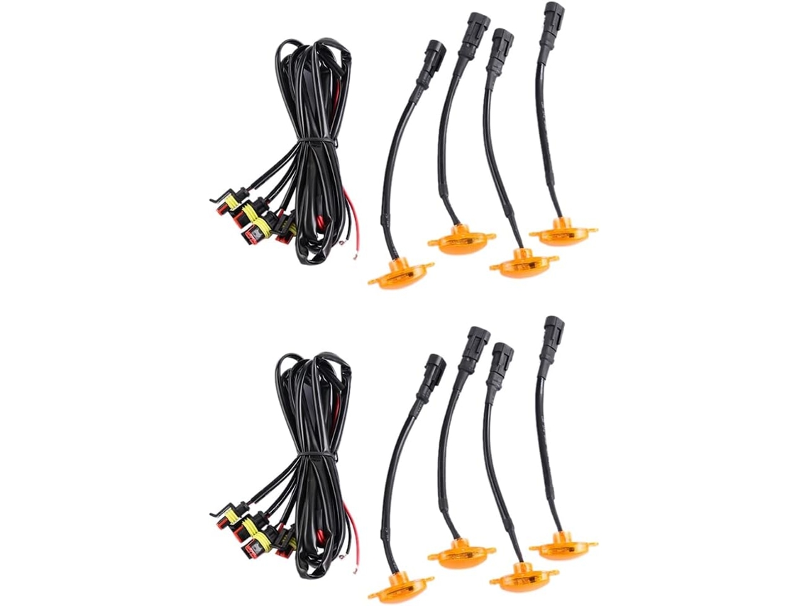 2x Plug Play Grade De Led Para Carro, Luz Fumê, Luzes Diurnas, Lâmpada Universal Para Caminhonetes, Suvs E Sedãs