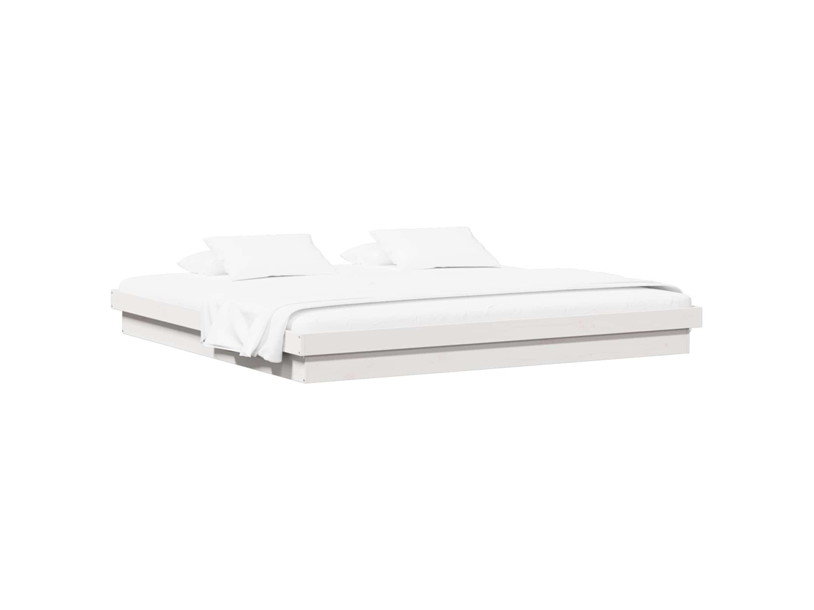 Estrutura da Cama Branco 200 X 200 Cm MAISON EXCLUSIVE