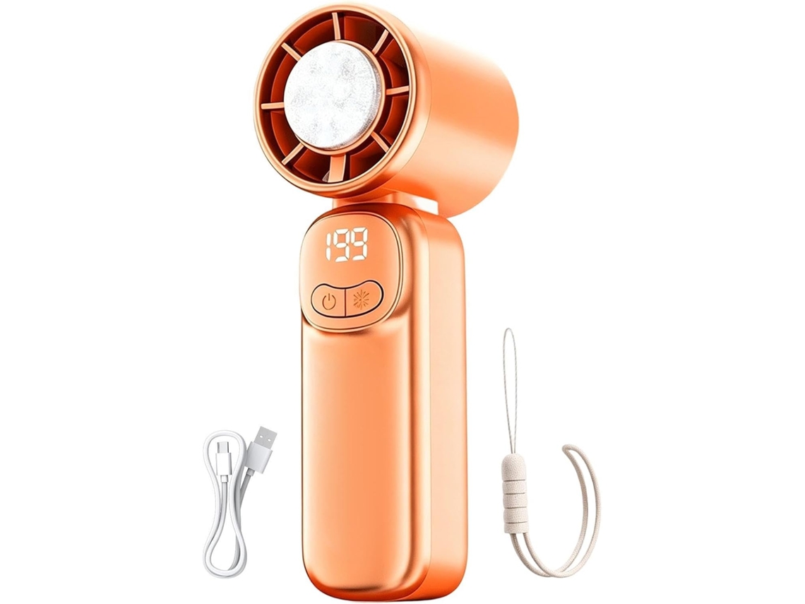 Ventilador De Mesa Com Névoa, Potente E Multifuncional, 3 Velocidades.