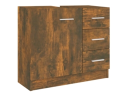 Sink Cabinet, Sink Cabinets Vidaxl Marrom Madeira Processada (n/a)