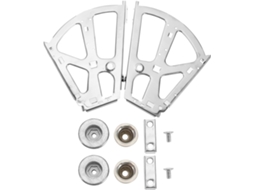Conjunto De 2 Dobradiças De Aço Inoxidável Para Sapateira, Resistentes, Extensíveis, Para Gavetas De 2 Níveis